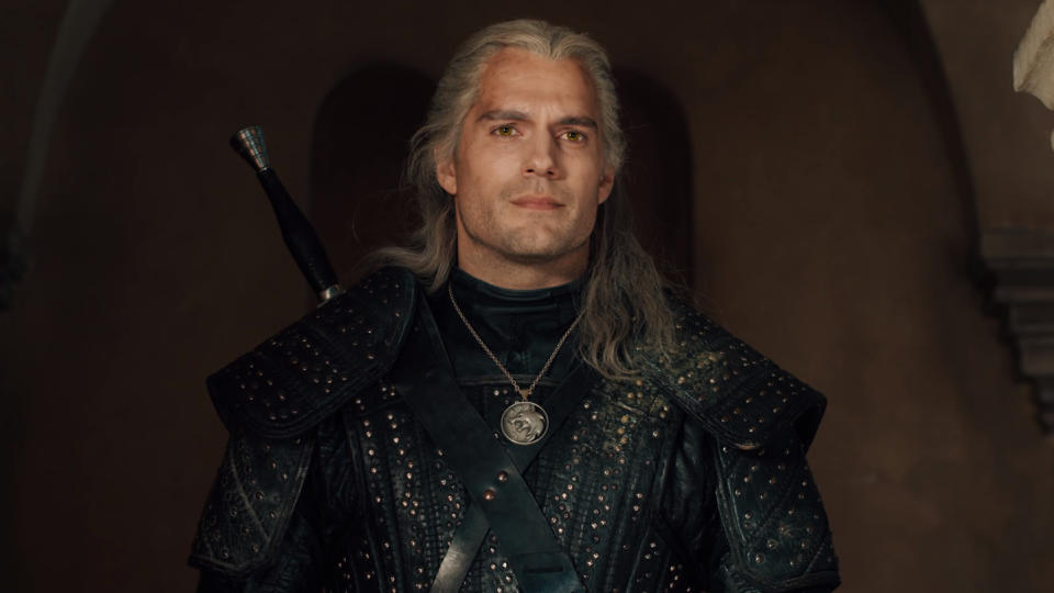 Henry Cavill as monster hunter Geralt Of Rivia in the Netflix adaptation of 'The Witcher'. (Credit: Netflix)