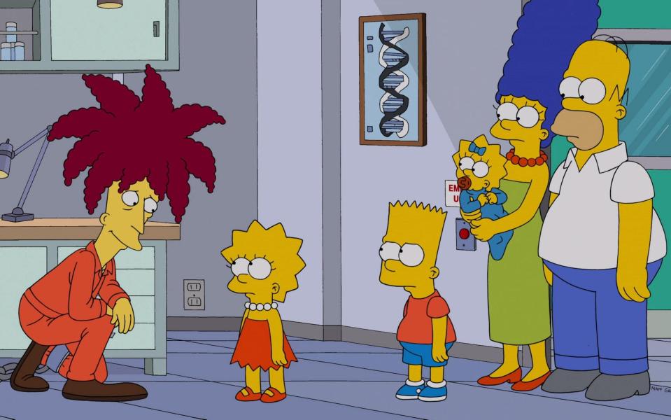 Grammer provides the voice of Sideshow Bob in The Simpsons - Alamy