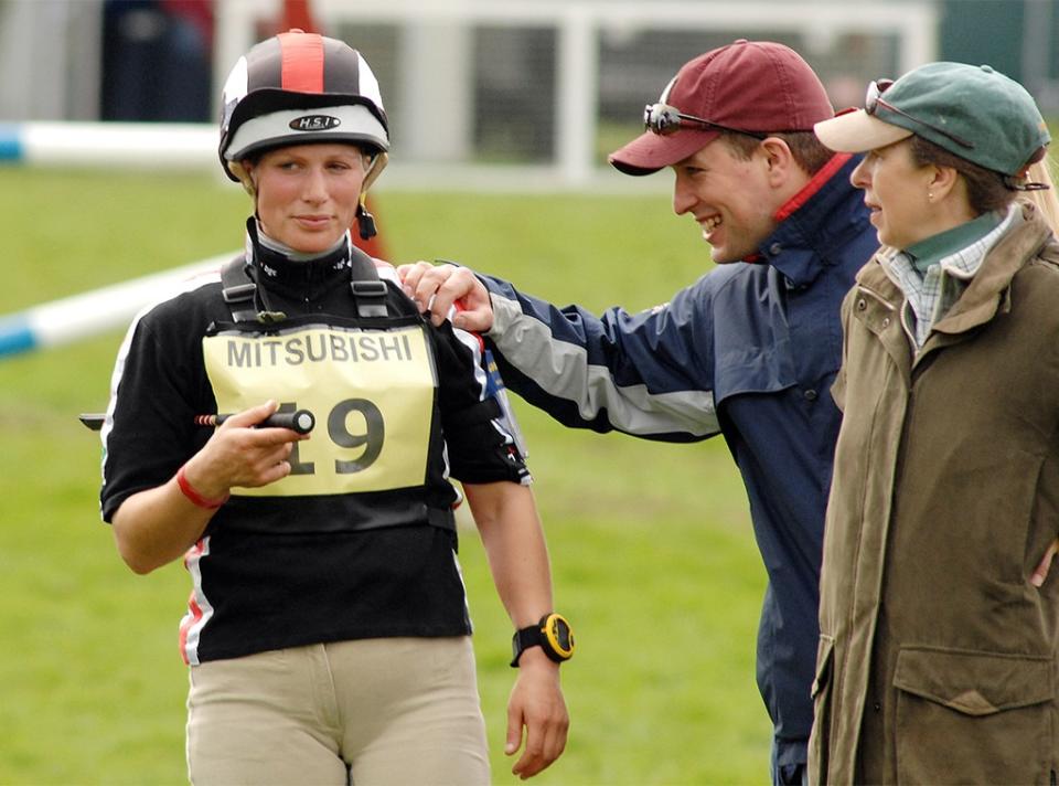 Peter Phillips, Zara Phillips, Princess Anne