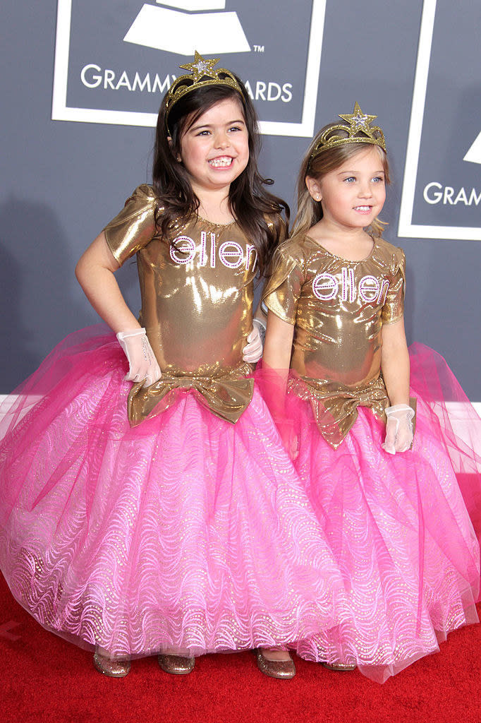 Closeup of Sophia Grace and rosie