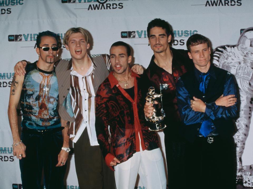 Backstreet Boys in 1998.