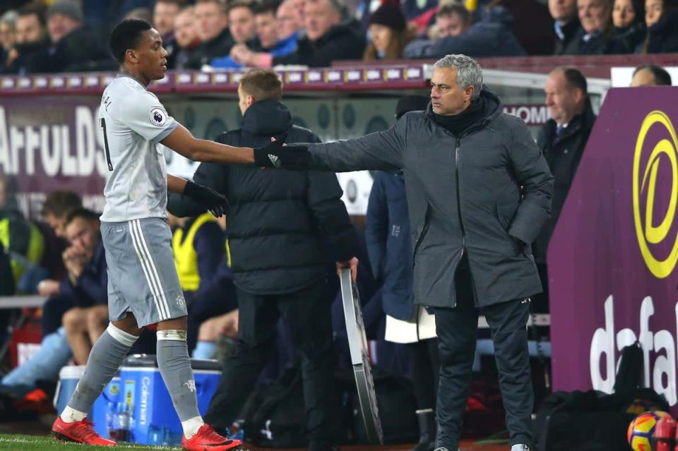 Martial lifted the lid on his relationship with Jose Mourinho (Getty Images)