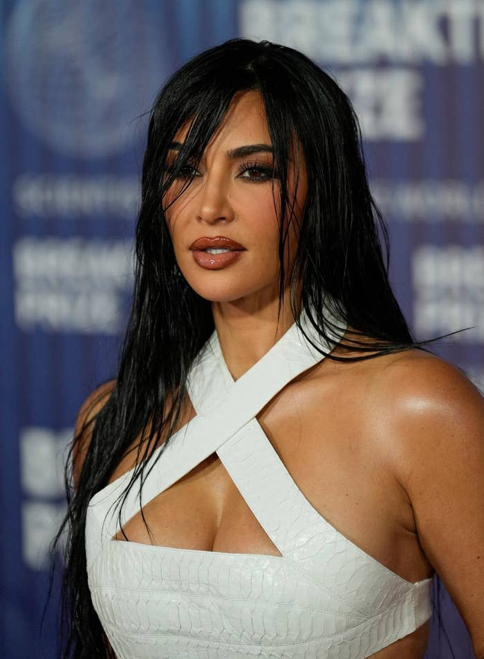 Closeup of Kim Kardashian