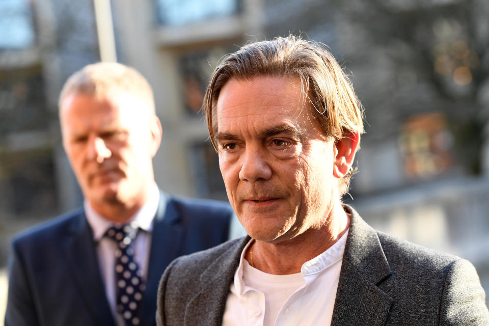 John Michie, parent of Louella Fletcher-Michie, gives a statement at Winchester Crown Court after Ceon Broughton’s conviction. (Photo by Finnbarr Webster/Getty Images)