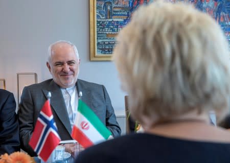 Iran's Foreign Minister Javad Zarif visits Norway