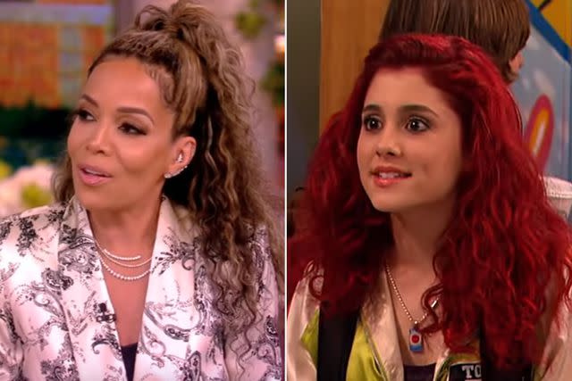 <p>ABC; Nickelodeon</p> Sunny Hostin questions Ariana Grande's 'silence' on Nickelodeon abuse scandal