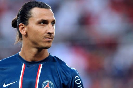 Paris Saint-Germain's Swedish forward Zlatan Ibrahimovic looks on during the friendly match Paris Saint-Germain PSG vs. FC Barcelona on August 4. After another summer of big spending, season two of the Qatar Sports Investment five-year plan to take PSG to the summit, in France and abroad, sees the capital club billed as the overwhelming favourites to claim the Ligue 1 crown