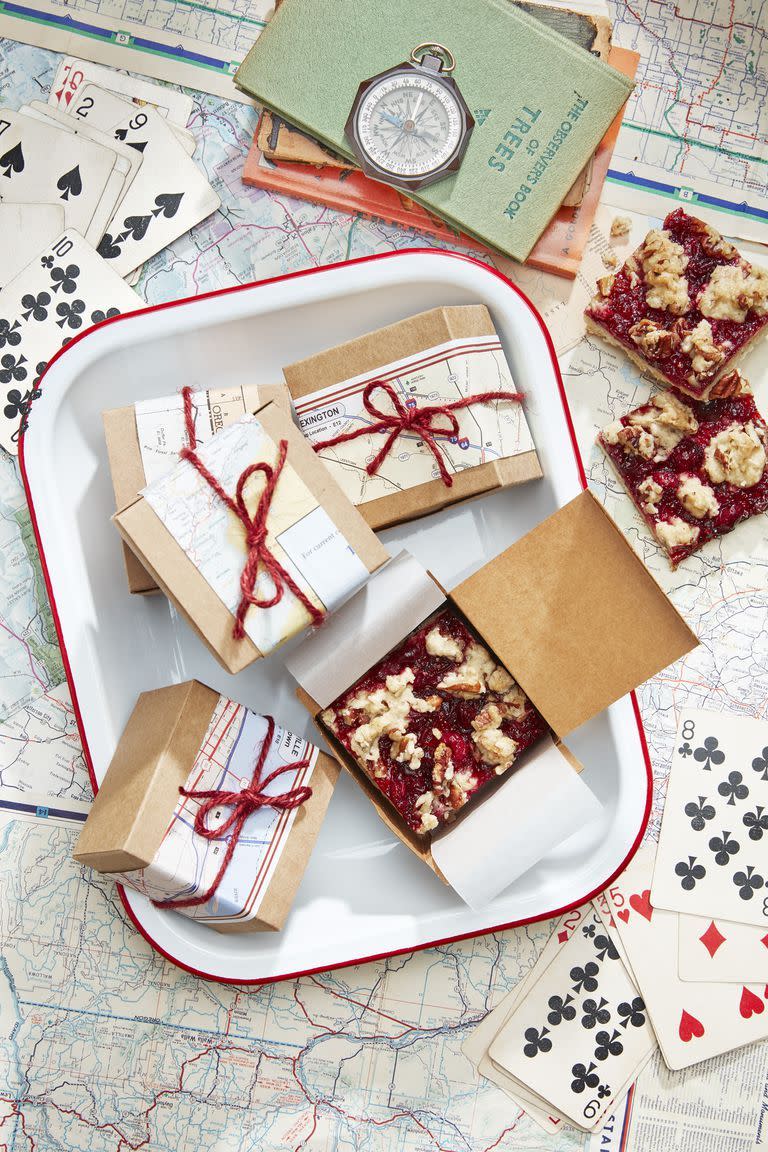 <p>Begin the day on a sweet note with these bars that get a satisfying crunch from toasted pecans.</p><p><strong><a href="https://www.countryliving.com/food-drinks/a24433480/cranberry-crumb-bars-recipe/" rel="nofollow noopener" target="_blank" data-ylk="slk:Get the recipe;elm:context_link;itc:0;sec:content-canvas" class="link ">Get the recipe</a>.</strong><br></p>