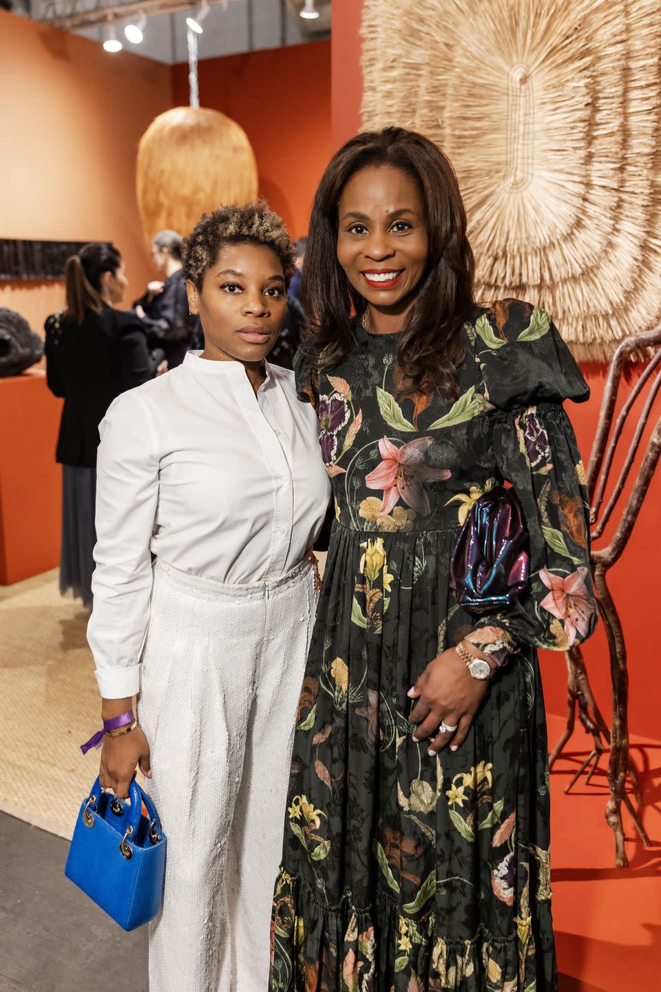 san francisco, ca january 17 rochelle nadhiri and brandi hudson attend fog design art preview gala on january 17th 2024 at fort mason center festival pavilion in san francisco, ca photo katie ravas for drew altizer photography