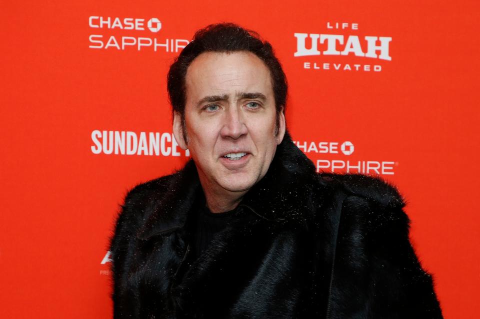 Nicolas Cage hosts "History of Swear Words," a Netflix series that premieres in January.