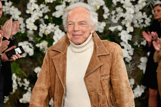 People walk by Ralph Lauren's Fifth Avenue Polo store on April 4, News  Photo - Getty Images