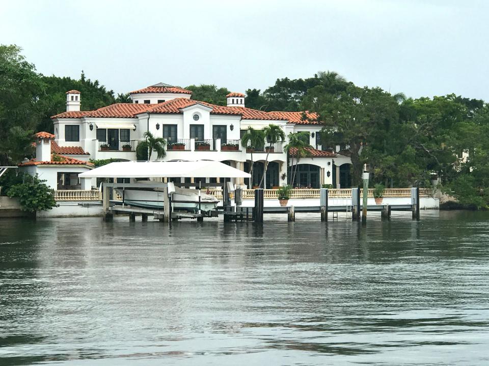 Seen in a photo taken several years ago, a lakefront house at 460 Worth Ave. in Palm Beach sold privately in April for a recorded $46.4 million to Palm Beach resident Dwight Schar, who bought it through a trust in his name.