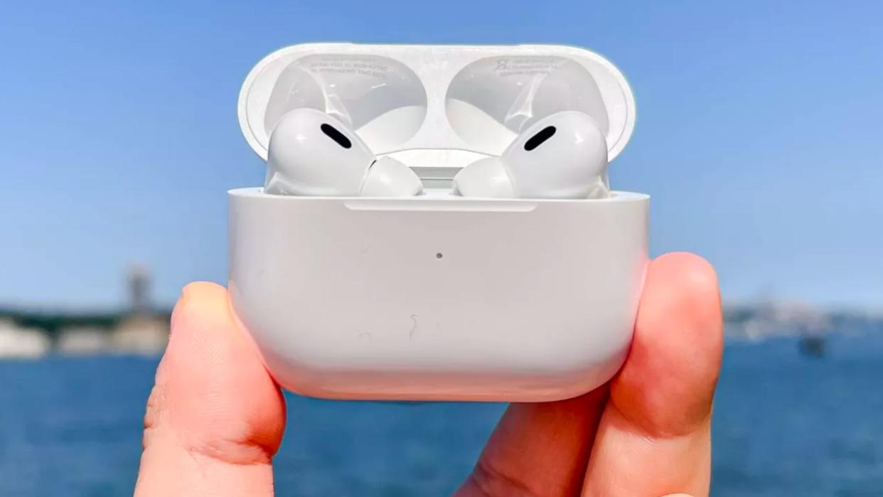  AirPods Pro 2 in charging case. 