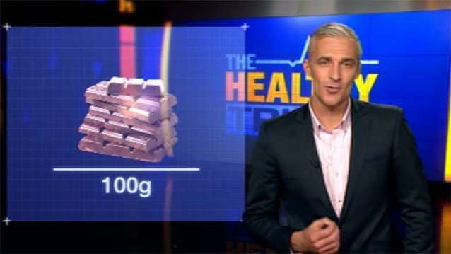 Researchers have found eating 100 grams of dark chocolate can greatly reduce health risks. Photo: 7News