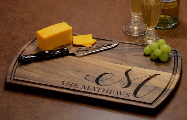 29) Personalized Custom Cutting Board