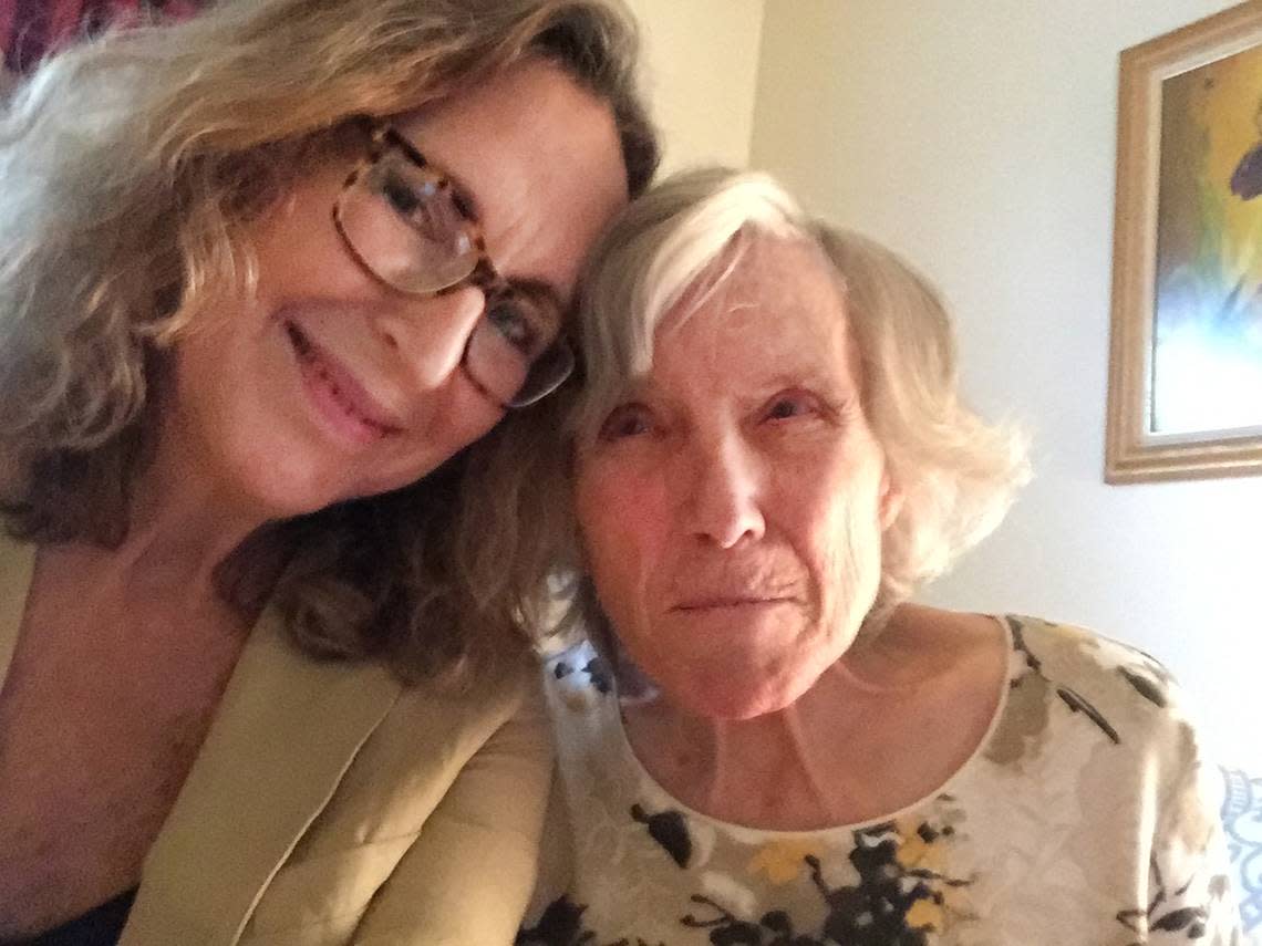 Suzanne O’Malley with her mom Irma Waechter O’Malley, who died at age 87 in 2016.