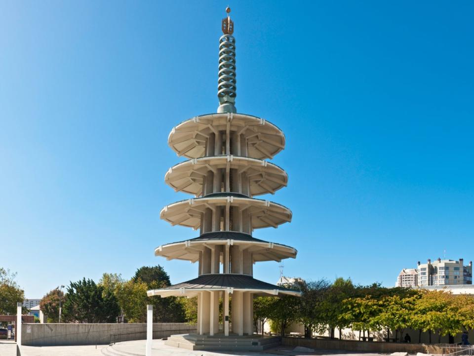 The Peace Pagoda links San Francisco to the city of Osaka in Japan (San Francisco Travel Association)