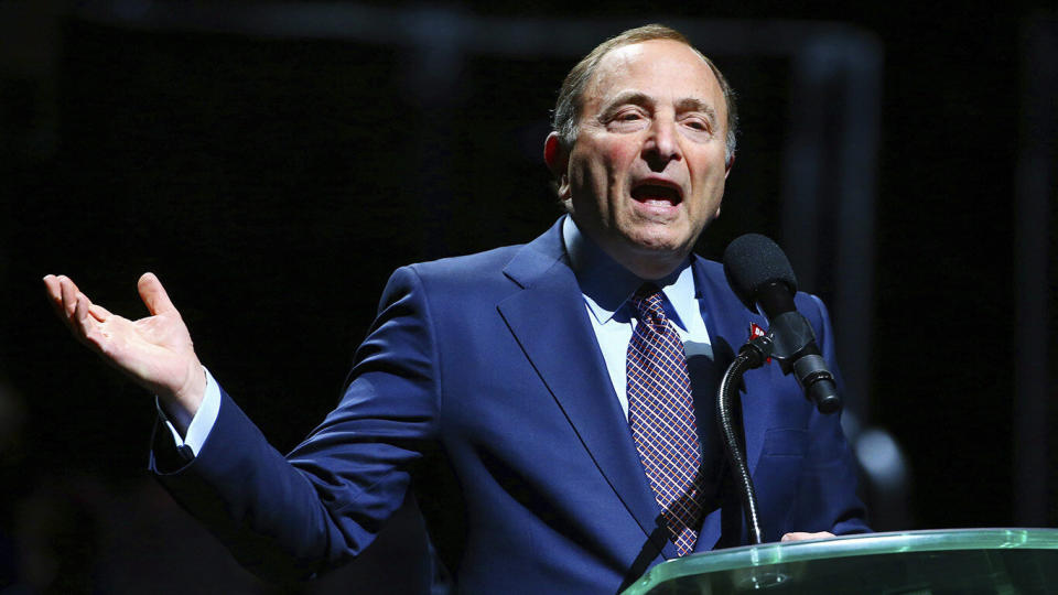 NHL Commissioner Gary Bettman. (AP Photo/Ross D. Franklin)