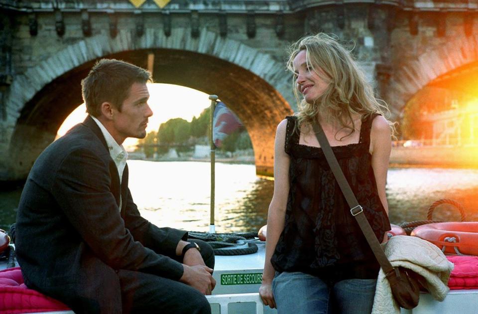 2kb39rf before sunset, ethan hawke, julie delpy, 2004