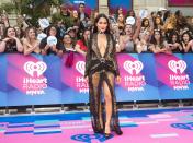 <p>WWE wrestler Nikki Bella looked stunning in a barely-there gown. Work it! </p>