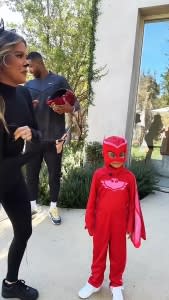 Tristan Thompson Joins Khloe Kardashian and Kids at Kardashian-Jenner Family Halloween Party