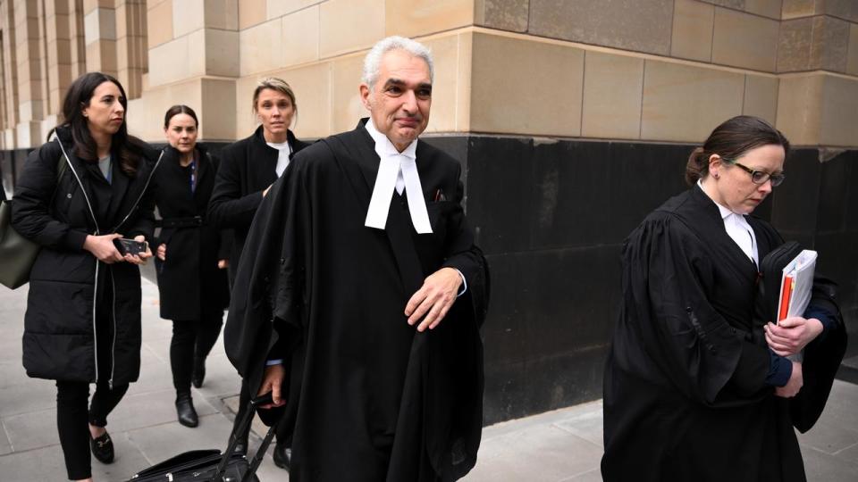 Crown prosecutor Daniel Porceddu (2nd right)