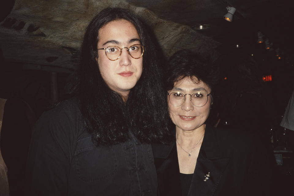 Yoko Ono and Her Son, Sean Lennon