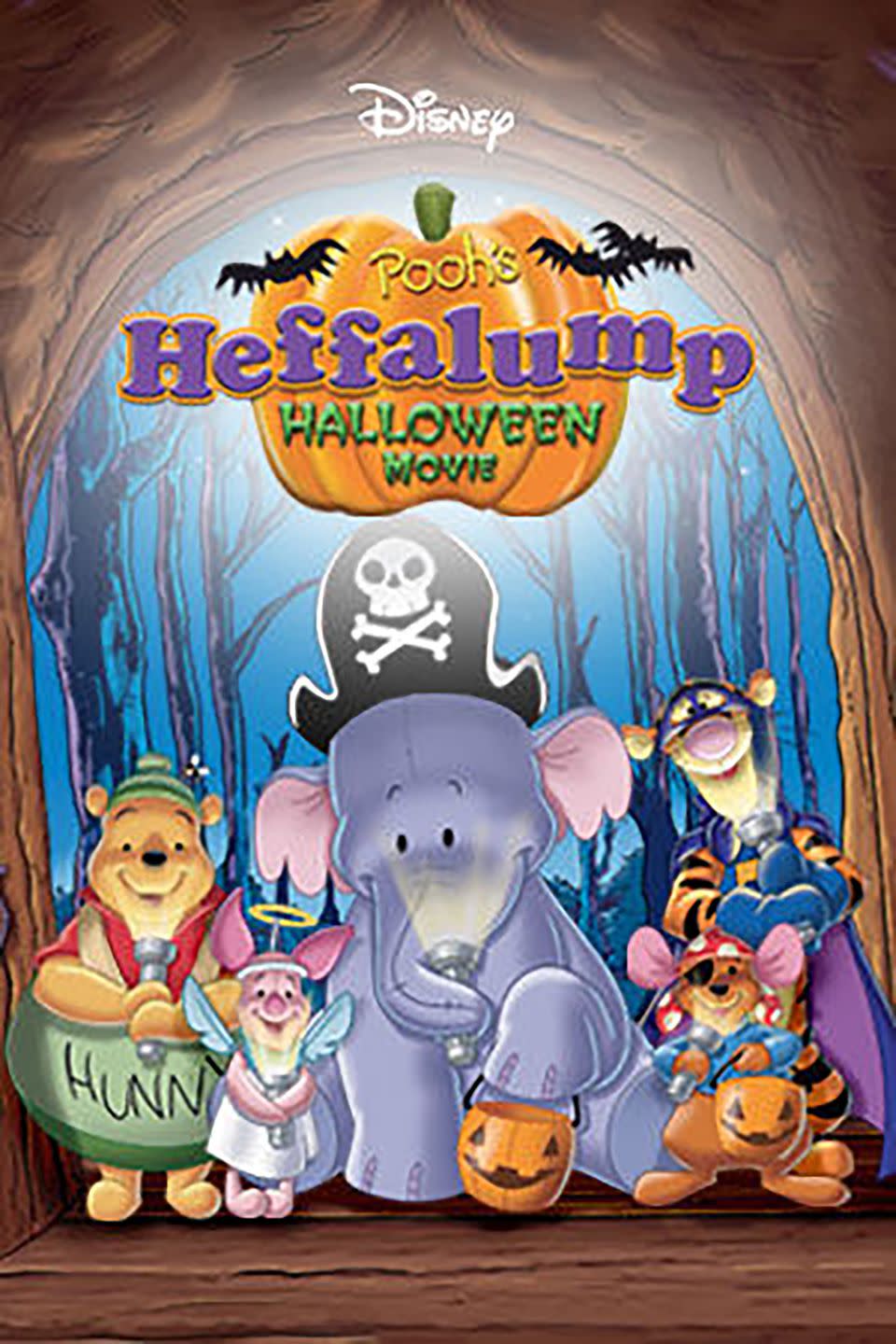 <p>This sweet movie follows the Hundred Acre Wood characters as they discover there's nothing to fear from Halloween. Roo and Lumpy the Heffalump track a mysterious, magical monster to make a Halloween-themed wish.</p><p><a rel="nofollow noopener" href="https://www.amazon.com/Poohs-Heffalump-Halloween-Movie-Bennett/dp/B012EABWQY/https://www.amazon.com/Poohs-Heffalump-Halloween-Entertainment-Disney/dp/B00UGPWF7A" target="_blank" data-ylk="slk:BUY NOW;elm:context_link;itc:0;sec:content-canvas" class="link ">BUY NOW</a><br></p>