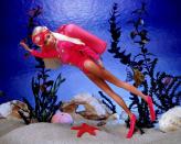<p>Not one to shy away from a new hobby, Scuba Barbie explores the depths of the ocean. </p>
