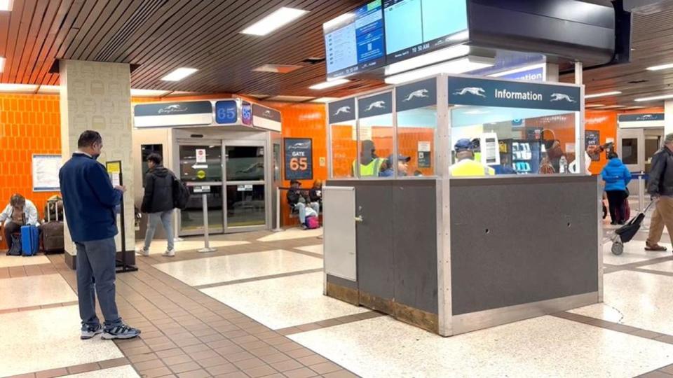 <div>A person was stabbed in the Greyhound area of Port Authority Bus Terminal, sources say</div>