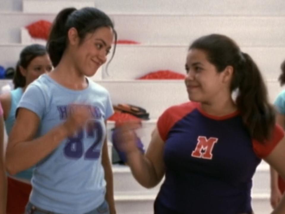 production still from gotta kick it up disney channel