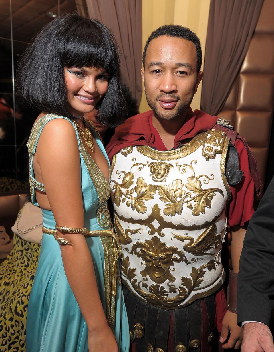 Chrissy Teigen and John Legend: Cleopatra and a Gladiator