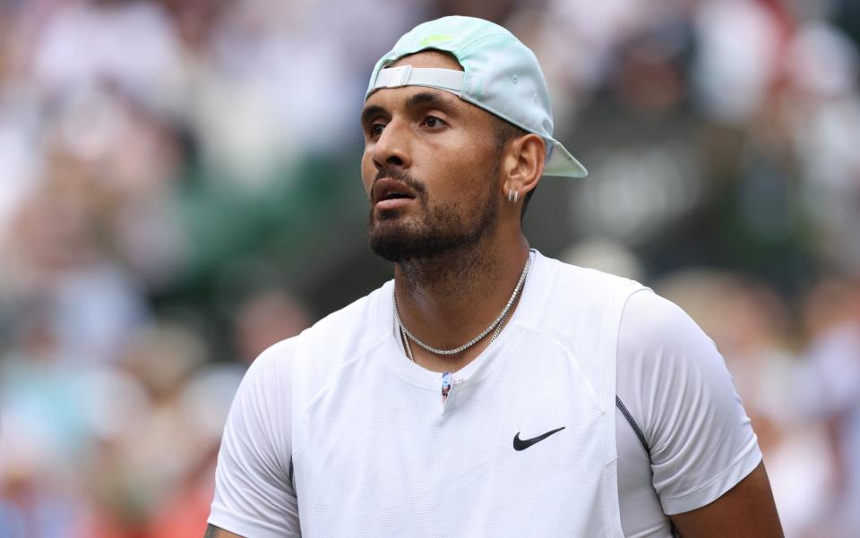 Nick Kyrgios is currently playing at Wimbledon and has made it to the last eight - GETTY IMAGES