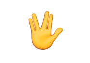 <p>The “live long and prosper” emoji has finally made its way to the iOS keyboard. Stand up, Trekkies!</p>