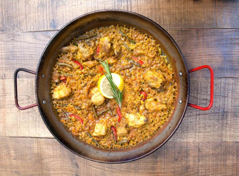 ‘Weird, oily’ paella at Tapas Revolution, Stratford, London