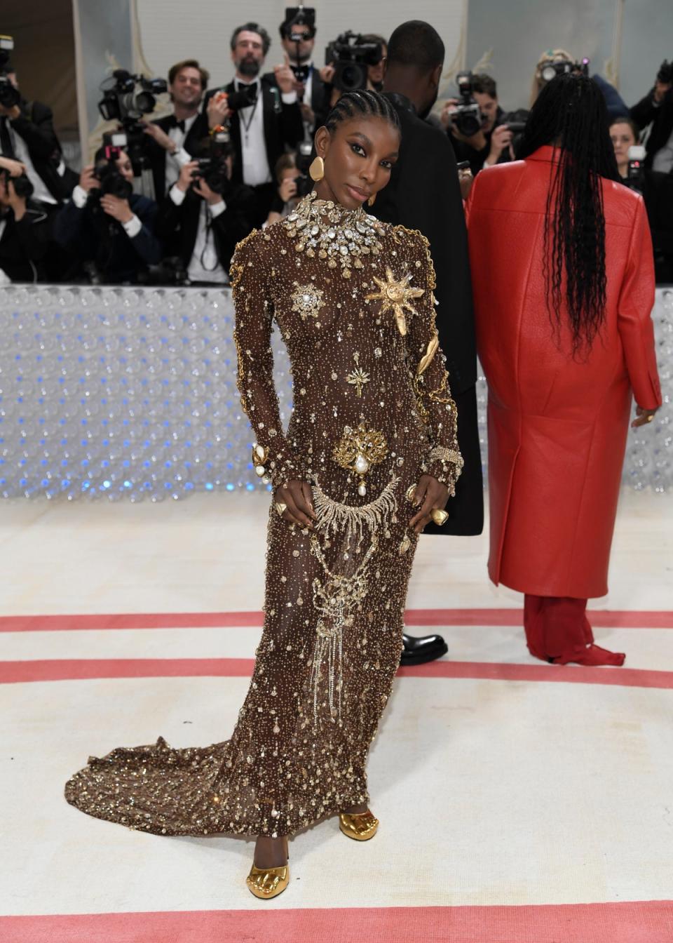 Michaela Coel, pictured at the Met Gala, has spoken out for women’s rights (Evan Agostini/Invision/AP)