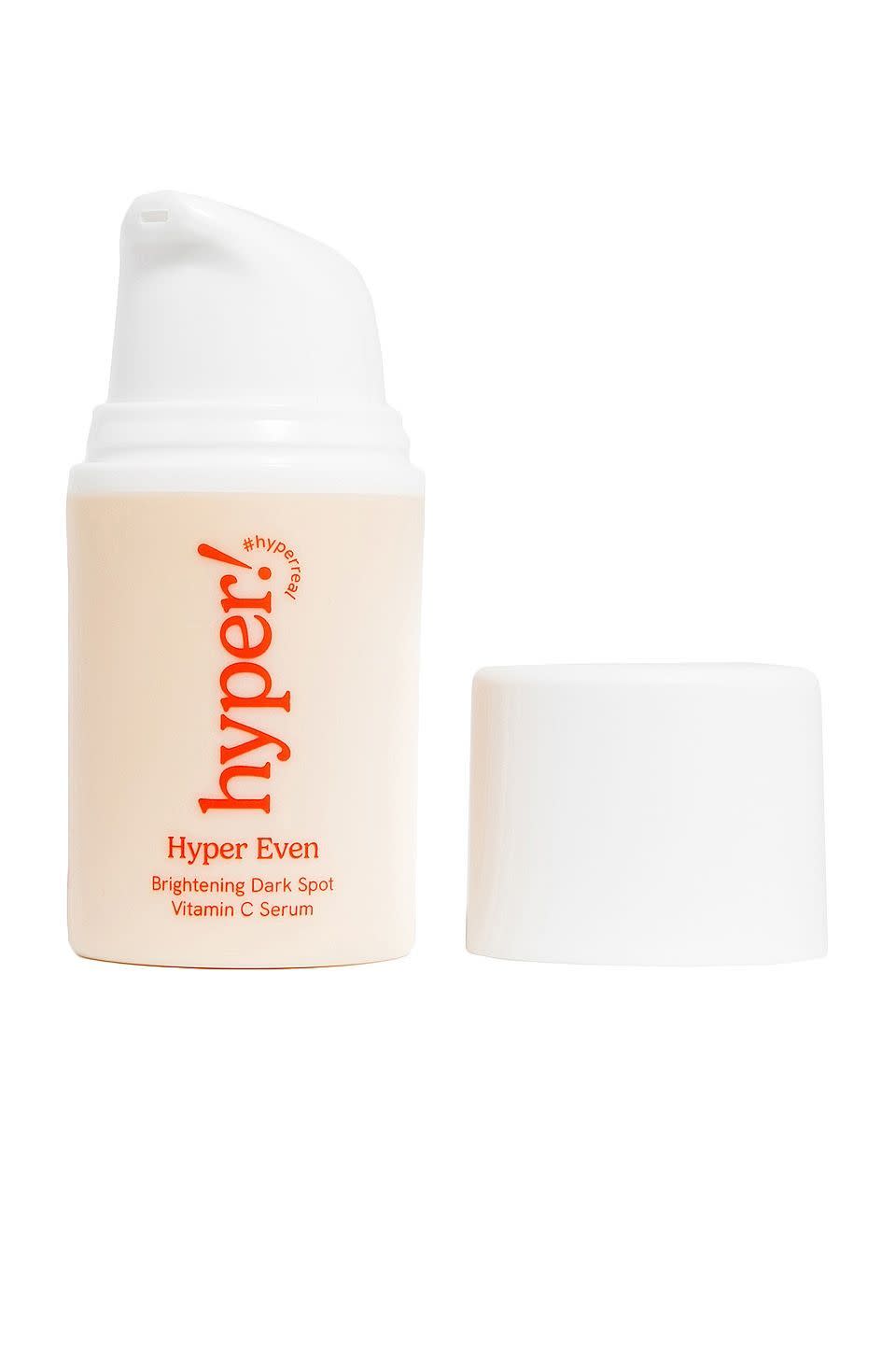 <p><a href="https://go.redirectingat.com?id=74968X1596630&url=https%3A%2F%2Fwww.sephora.com%2Fproduct%2Fhyper-skin-brightening-dark-spot-vitamin-c-serum-P476428&sref=https%3A%2F%2F" rel="nofollow noopener" target="_blank" data-ylk="slk:Shop Now;elm:context_link;itc:0;sec:content-canvas" class="link ">Shop Now</a></p><p>Brightening Dark Spot Vitamin C Serum</p><p>sephora.com</p><p>$58.00</p>