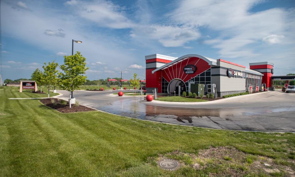 Tommy's Express Car Wash at the former home of Waverly Hills Golf Course, a 121-acre site between Michigan Avenue and West Saginaw Highway in Lansing Township, seen Thursday, May 16, 2024.