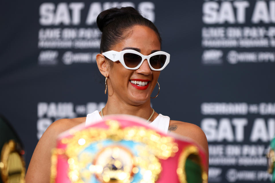 Amanda Serrano está catalogada como una de las mejores libra por libra de todos los tiempos. (Foto: Mike Stobe/Getty Images)