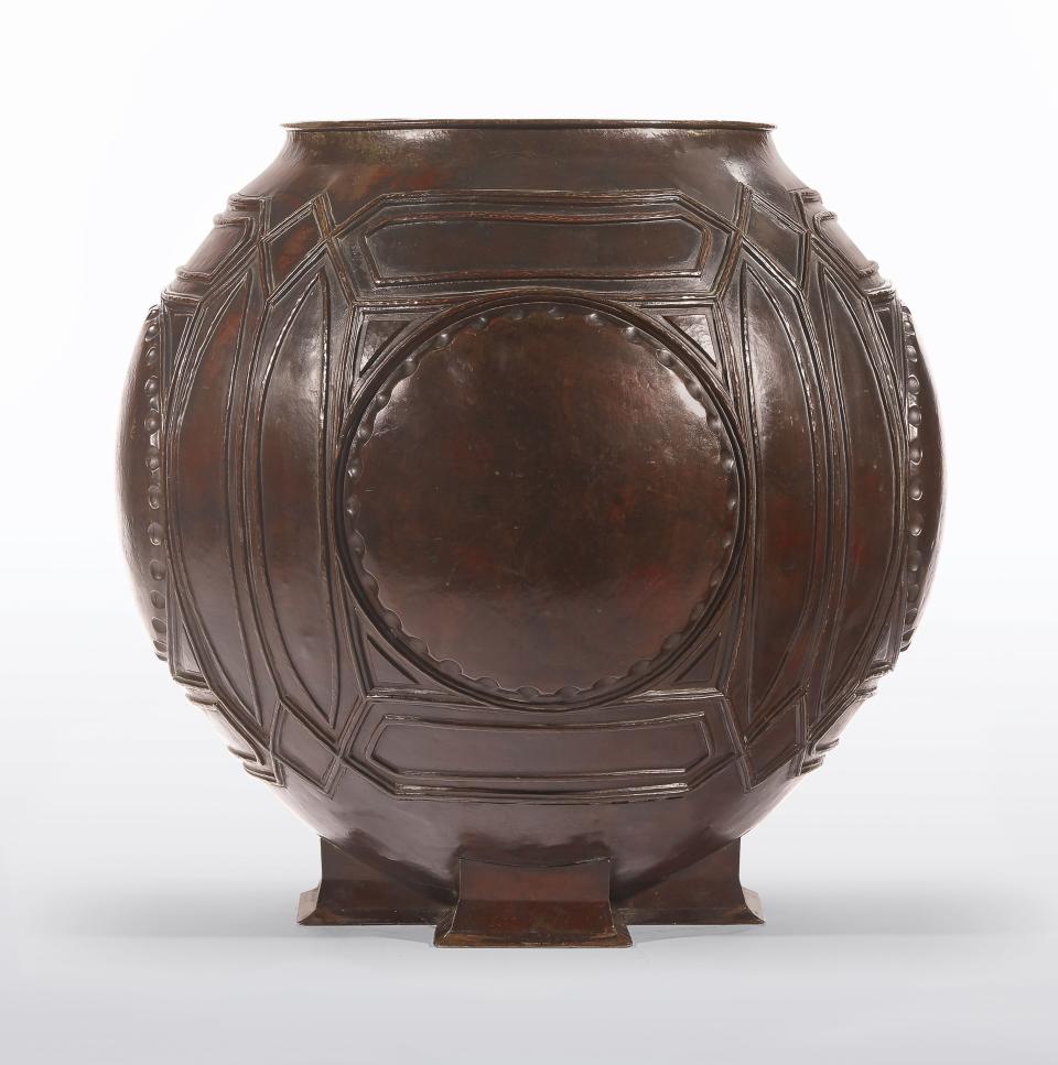 Frank Lloyd Wright, a Rare and Important Urn (Circa 1902)