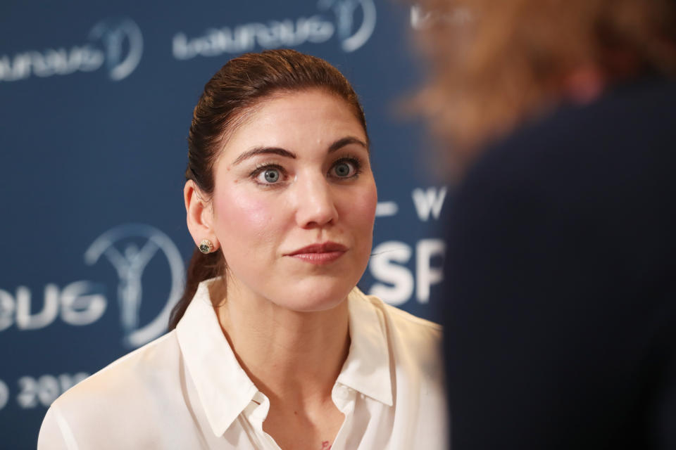 Hope Solo is back to blast U.S. Soccer once again. (Getty)