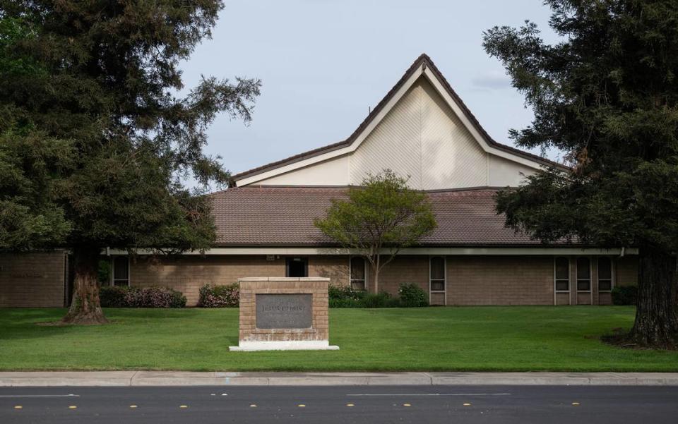 The Church of Jesus Christ of Latter-day Saints meetinghouse on Dale Road in Modesto.