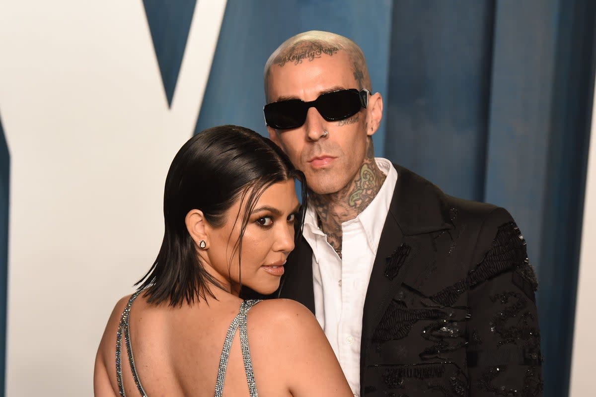 Kourtney Kardashian and Travis Barker (Doug Peters/PA) (PA Archive)