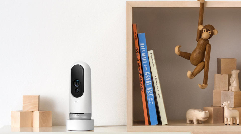 A new company called Lighthouse introduced an advanced security camera that