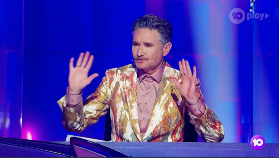 Dave Hughes on The Masked Singer