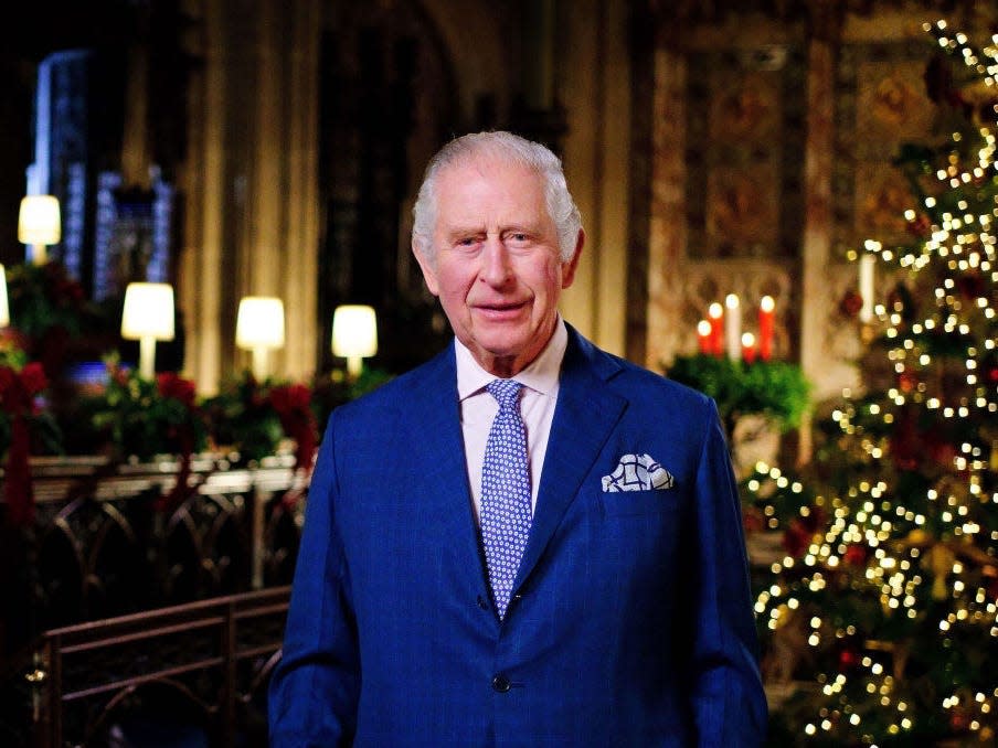 King Charles delivers his Christmas speech in 2022