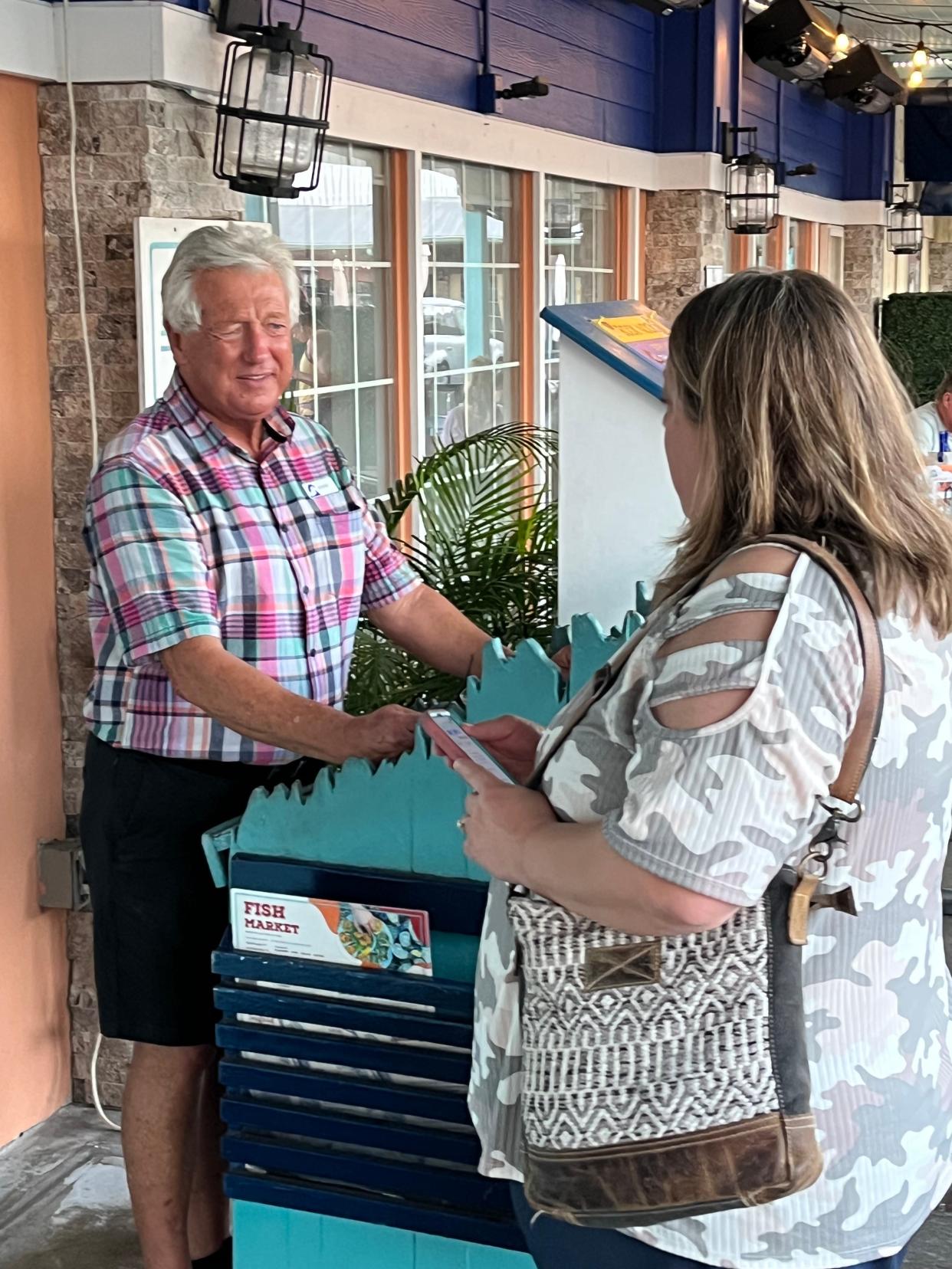 Steve Weeks at Anna Maria Oyster Bar