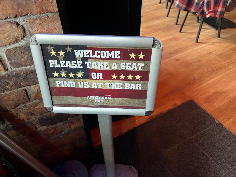 American Bar in Iceland.