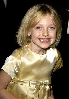 Dakota Fanning at the Beverly Hills premiere of I Am Sam