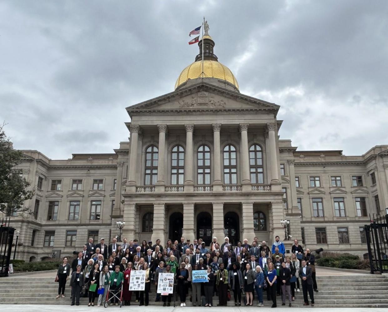FILE: Nonprofits, advocates and environmental experts from Georgia met at the Capitol on Feb. 21, 2023 to discuss environmental policies with legislators.